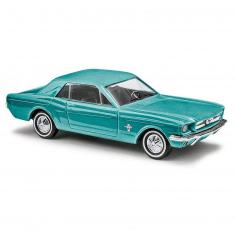 HO model: Ford Mustang turquoise metal