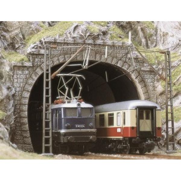 Entrée de tunnel double voie Busch  - T2M-BUE8192