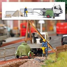 HO model: Compressor with jackhammer