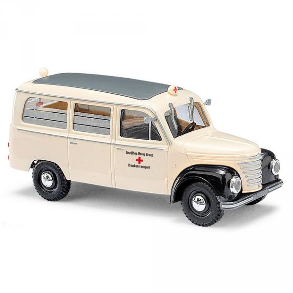 HO model vehicle: Framo V901 / 2 Ambulance - Busch-BUV51260