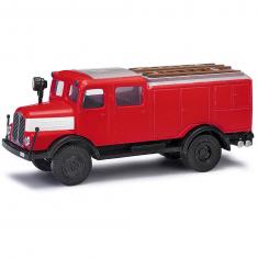 Vehículo Maqueta HO: Camión rojo IFA S4000 BVB