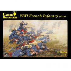Figurines militaires : Infanterie Française WWI (1914)  