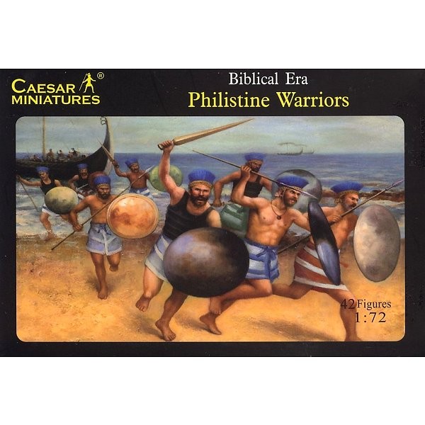 Figurines guerriers Philistins : Vers 1050 av. JC - Caesarminiatures-CM046