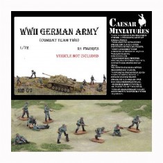 WWII Germans Army (combat team two) - 1:72e - Caesar Miniatures