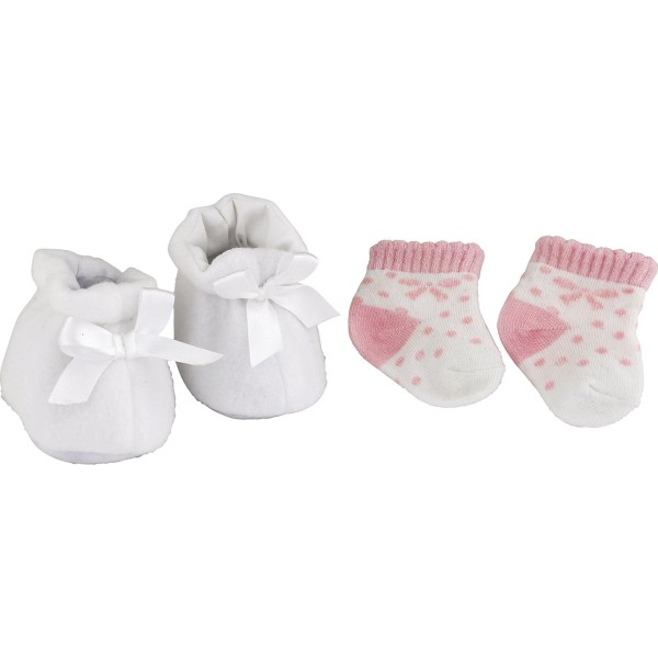 Accessoires pour poupée : Chaussons et chaussettes : Blanc - Calinou-CAL8710-Blanc