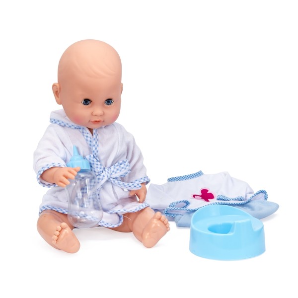 Bébé baigneur bleu et son pot - Calinou-CAL24455N-2