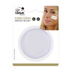 Fard gras - 6,5 cm - blanc 