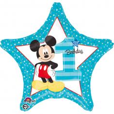 Globo de Aluminio 43 cm - Mickey™ - 1er cumpleaños