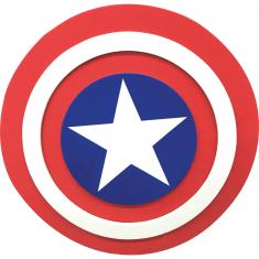 Escudo de espuma Capitán América™ 30 cm