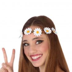 Corona de flores blancas - mujer