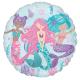 Miniature Globo foil Sirenas - Sirena brillante - 45 cm