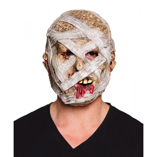  Máscara de cabeza de momia de látex - 97553