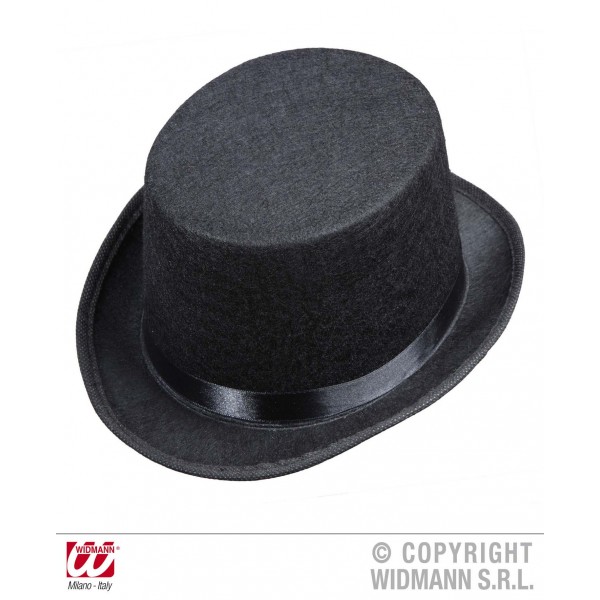 Sombrero de copa infantil negro - 1397T