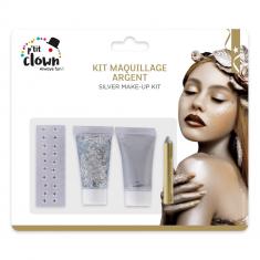  Kit de maquillaje - plateado