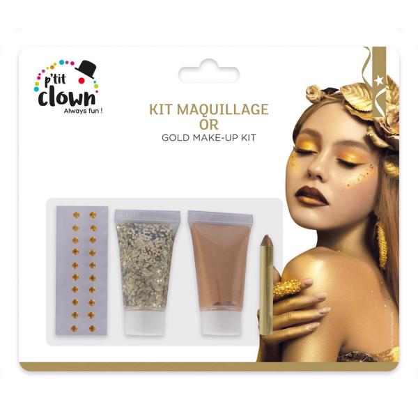  Kit de maquillaje - dorado - RDLF-23352