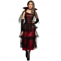 Disfraz de Vampiro de Medianoche - Mujer