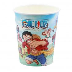 Vasos de papel sin plástico - One Piece™ x 8