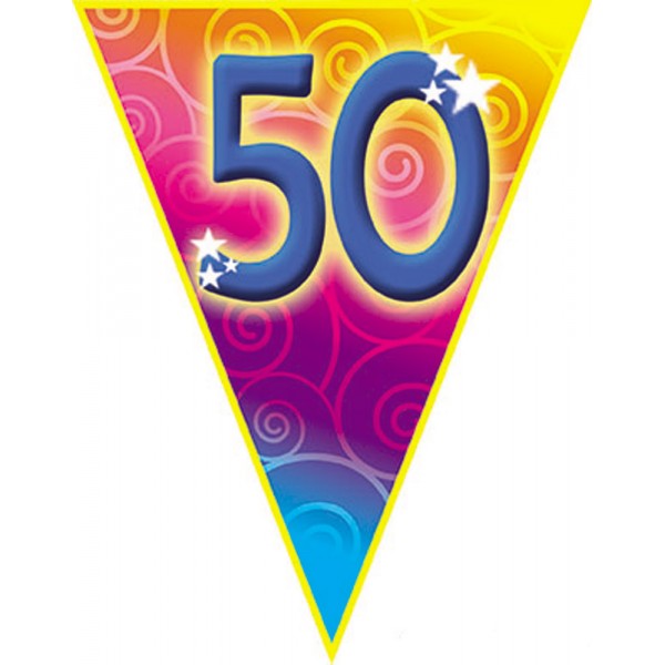 Guirnalda de cumpleaños - 50 años - 84015