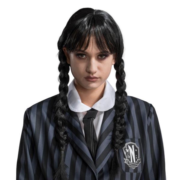 Peluca Wednesday Addams™ - Mujer - C4631