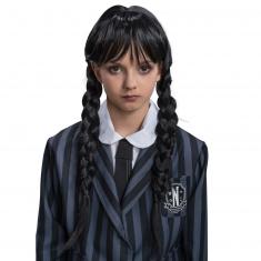 Peluca Wednesday Addams™ - Niña