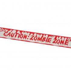 Cinta de Escena del Crimen Zona Zombie 9m x 8cm