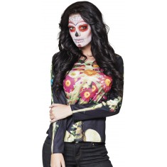 Camiseta de Manga Larga - Dia de los Muertos