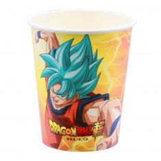 Vasos de papel sin plástico - Dragon Ball™ x 8