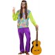 Miniature Disfraz de Hippie Woodstock - Hombre