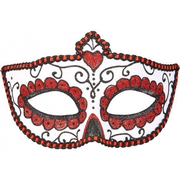 Máscara de Lobo Novia Mexicana - Halloween - 03851