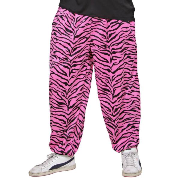 Pantalón baggy cebra rosa años 80 - 9569Z-Parent