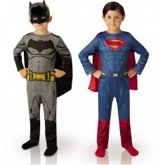 Disfraz bipack de Batman y Superman: El amanecer de la justicia