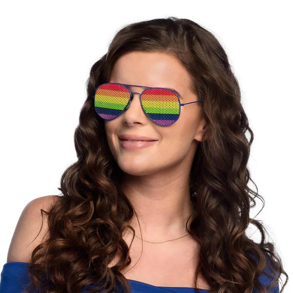 Gafas de fiesta Rainbow Rock - 02656