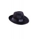 Miniature Sombrero de gángster negro