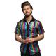 Miniature Camisa Disco Diamond Rainbow - Hombre