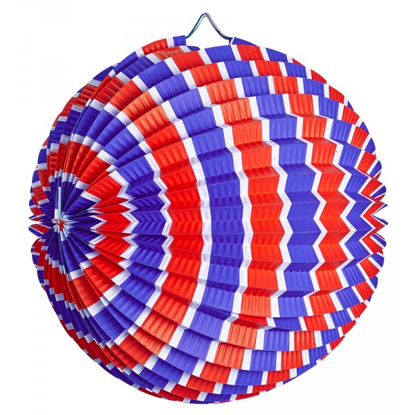 Linterna de bolas de papel tricolor - 02505-WID