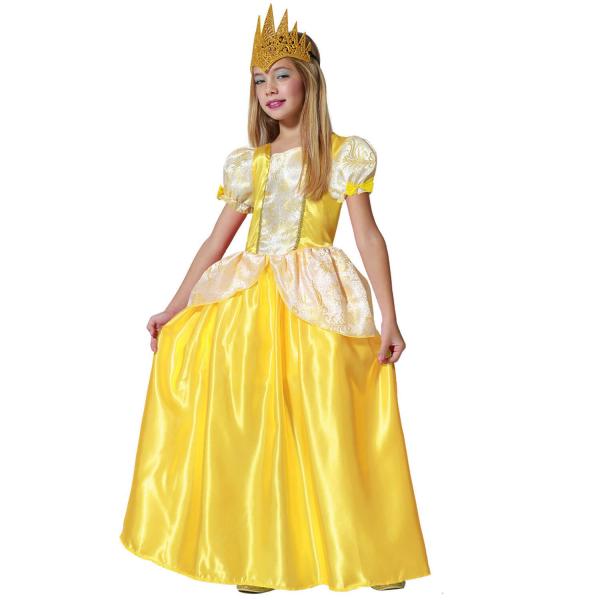 Disfraz de Princesa Amarillo Dorado - Niña - 67271-Parent