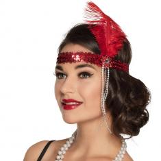 Diadema Charleston - Rojo