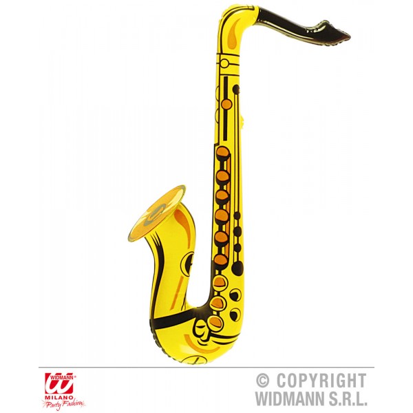 Saxofón inflable amarillo - 23931