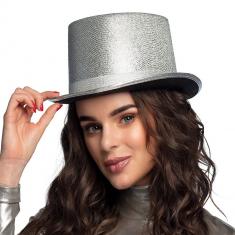Sombrero de copa - Plata brillante