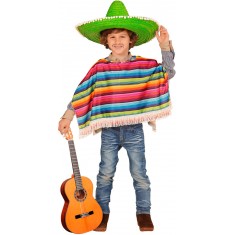 Disfraz de Poncho Mexicano - Niño