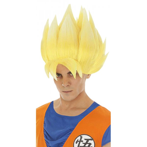 Peluca Goku Saiyan™ Rubia - Dragon Ball Z™ - Adulto - C4412