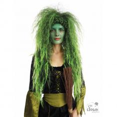 Peluca de bruja - Verde