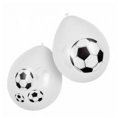 Set de 6 Globos de Látex de Fútbol