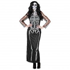 Disfraz de esqueleto de encaje - Mujer