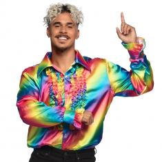 Camisa Party Rainbow - Adulto