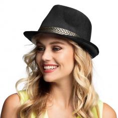 Gorro Borsalino Negro - Adulto