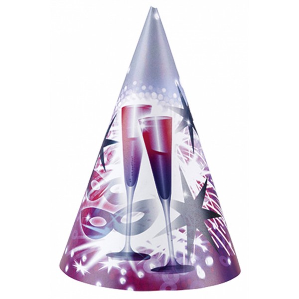 Sombrero Puntiagudo - Feliz Año Nuevo x5 - 250616
