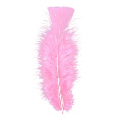 Bolsa de 50 Plumas Rosa Pastel