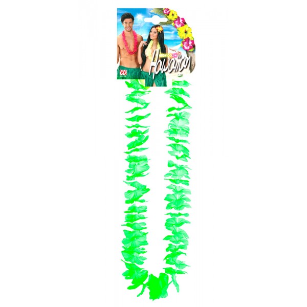 Collar Fluorescente Hawaiano - Verde - 9127N-4