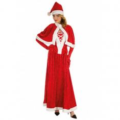 Disfraz Madre Navidad Vestido largo - Mujer